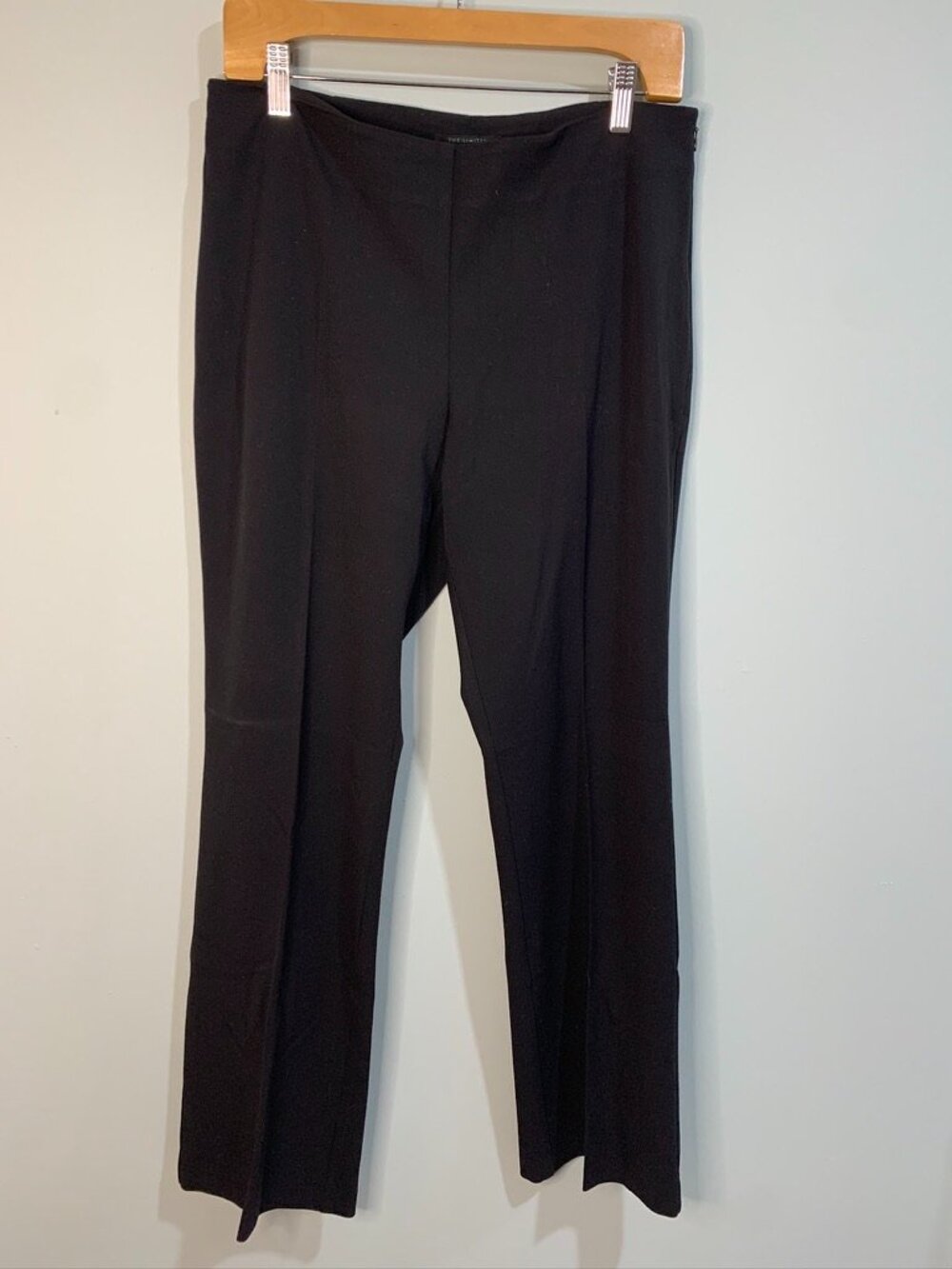 The Limited Stretch Dress Pants Size 10 Black Straight Leg Career Work Slacks